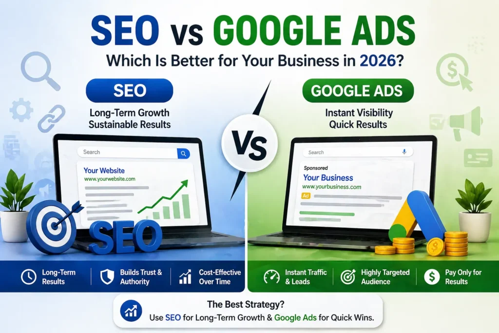 SEO vs Google Ads
