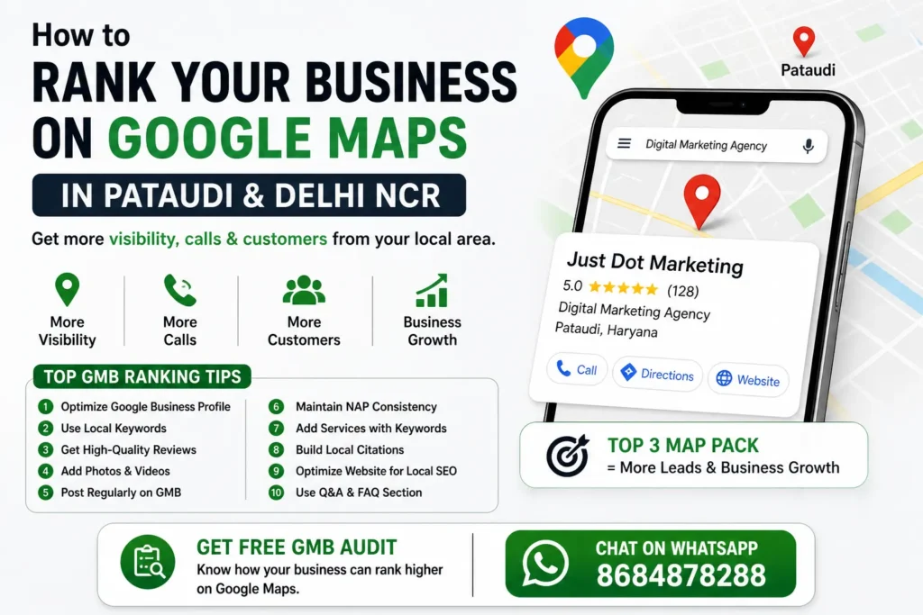 How to Rank Your Business on Google Maps in Pataudi & Delhi NCR